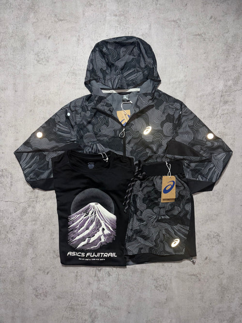 Asics Fuji-Trail Black Camo 3 Piece Set