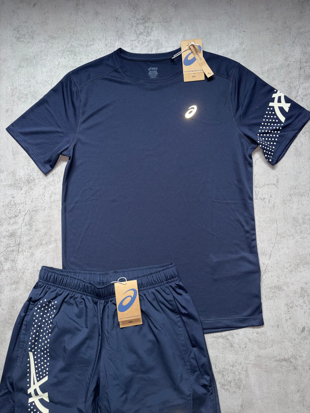 Asics Icon SS Navy Activewear Set
