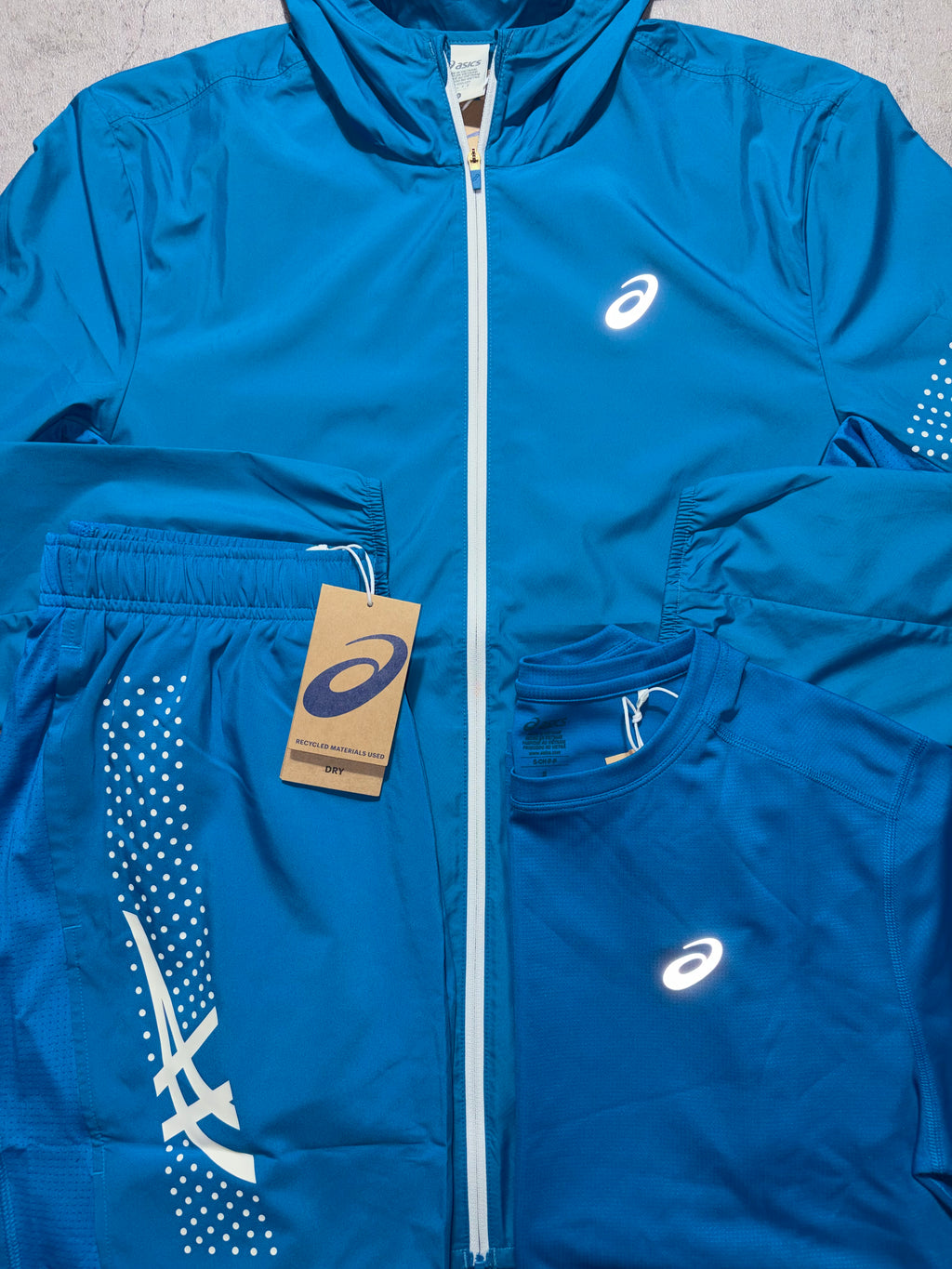 Asics Icon Agean Blue SS Set