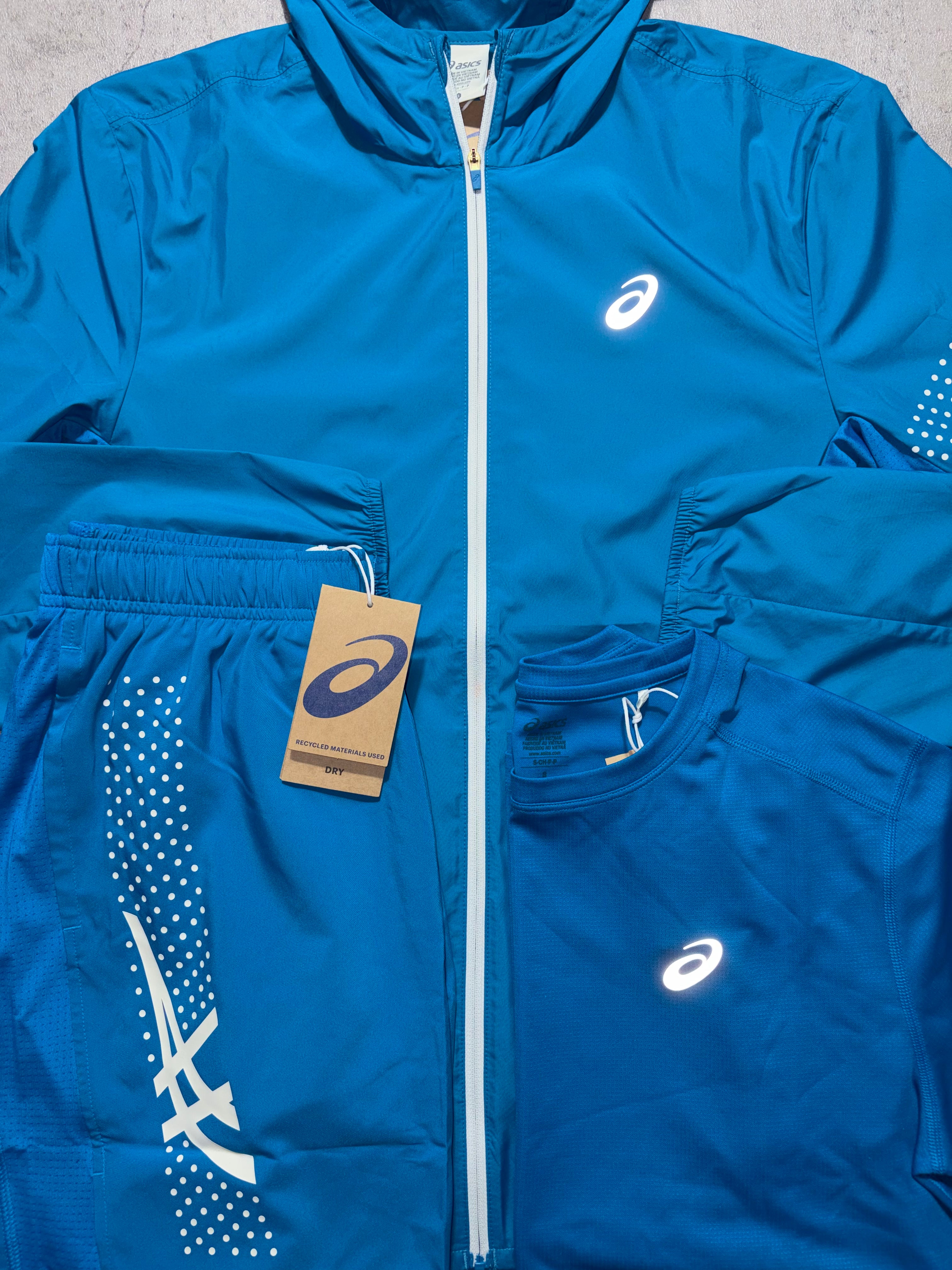 Asics Icon Agean Blue SS Set