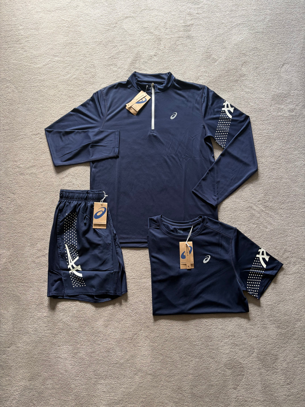 Asics Icon SS Set Navy