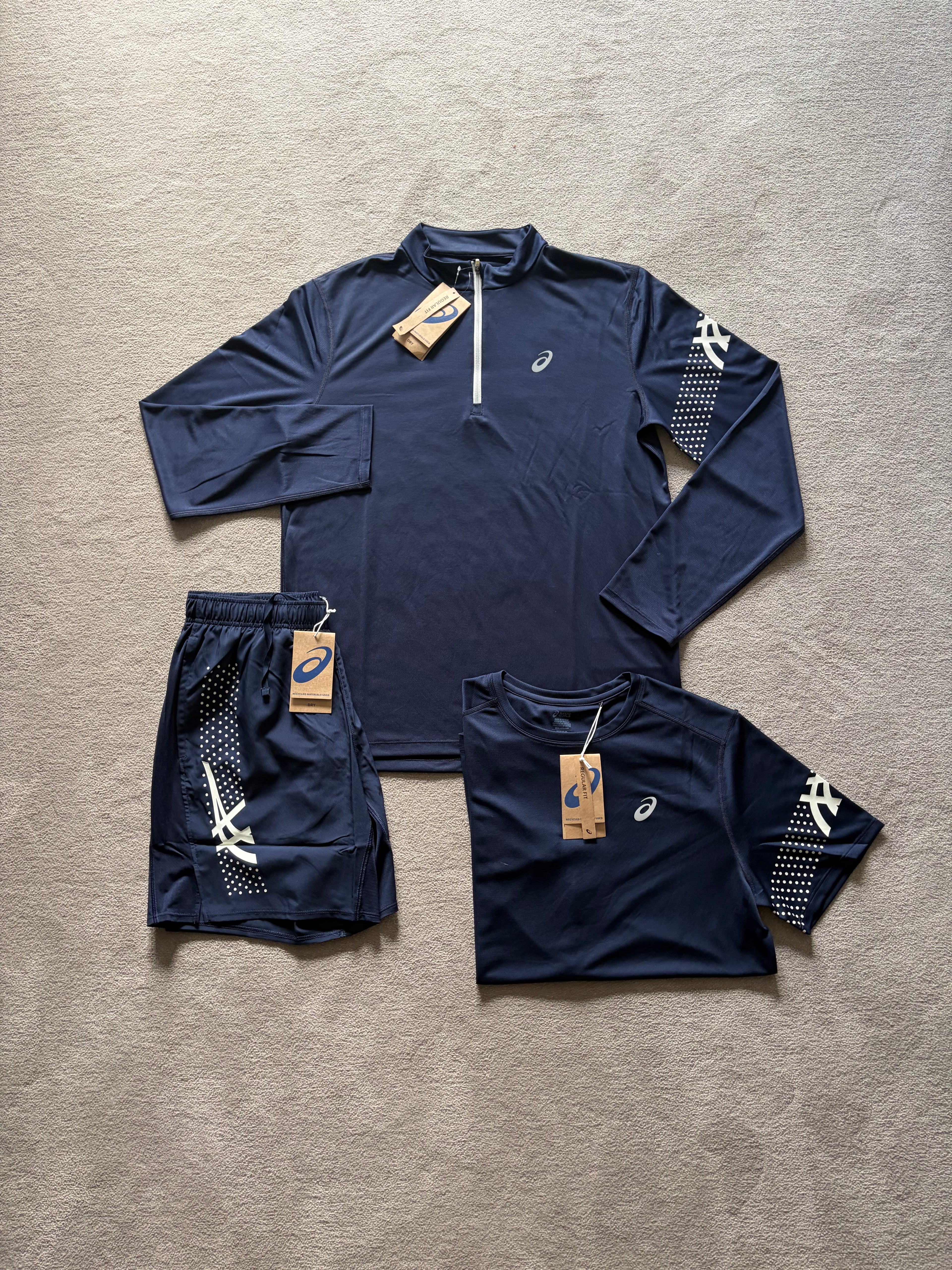 Asics Icon SS Set Navy