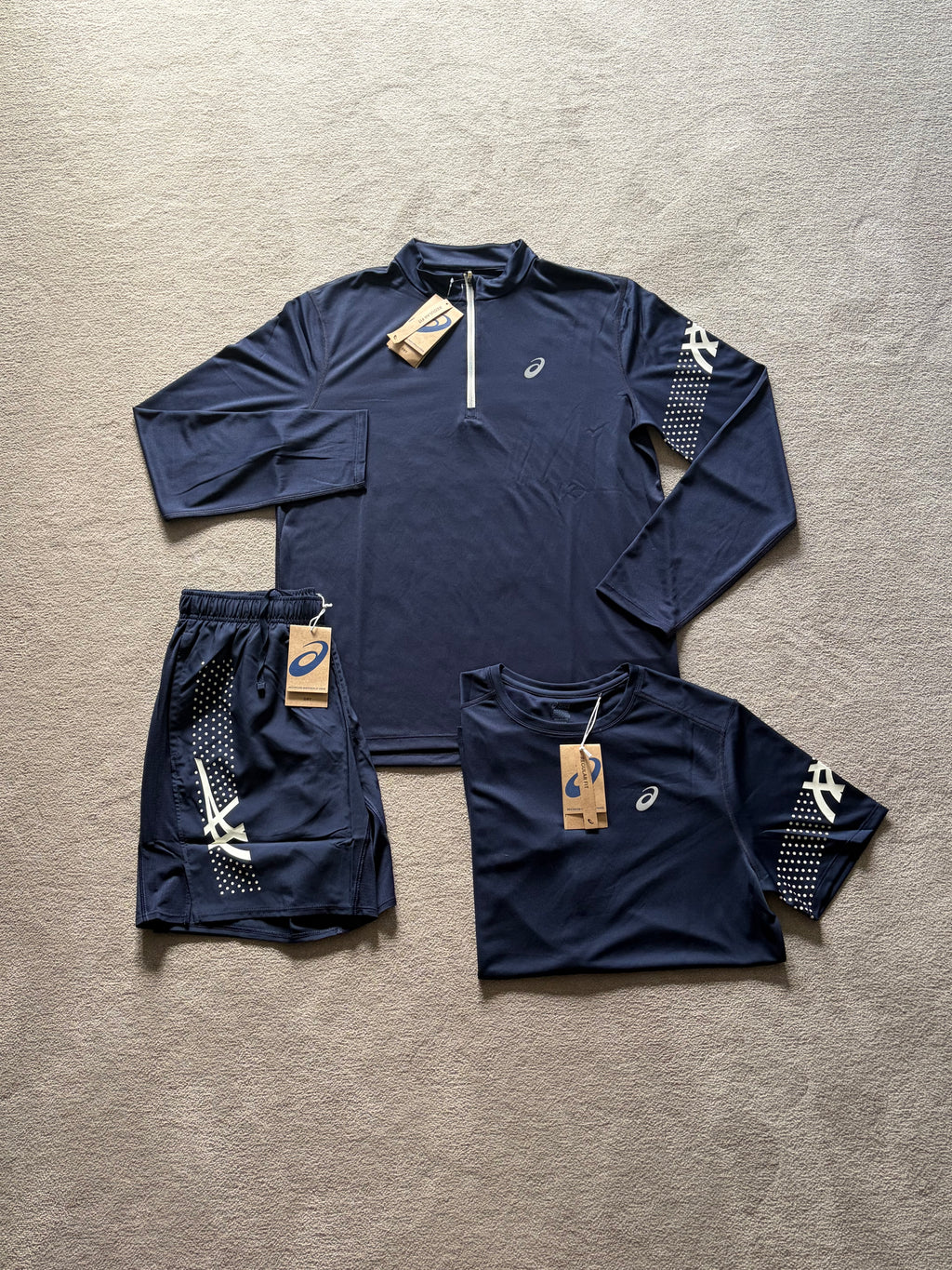 Asics Icon SS Set Navy