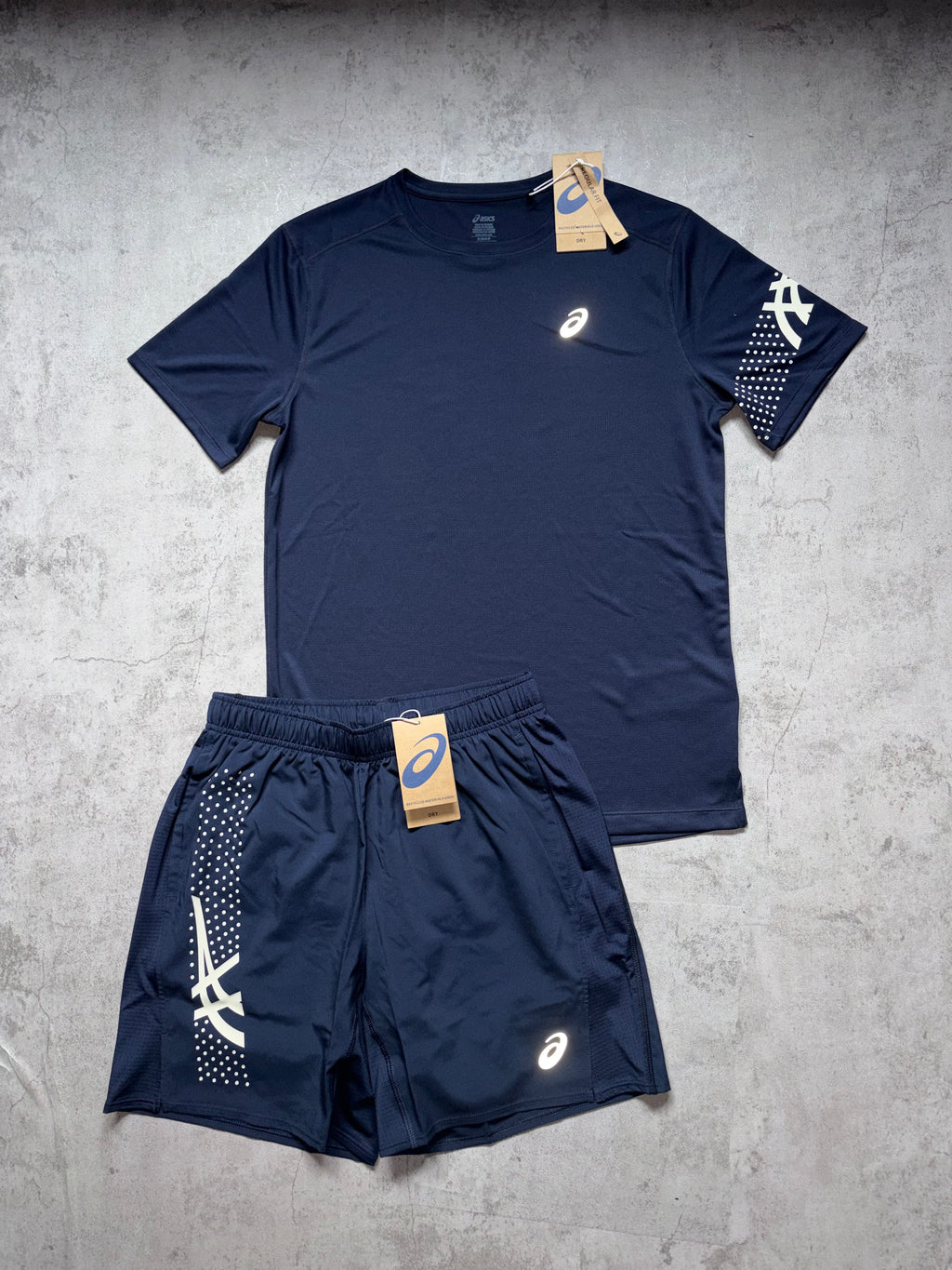Asics Icon SS Navy Activewear Set