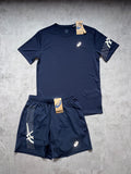 Asics Icon SS Navy Activewear Set
