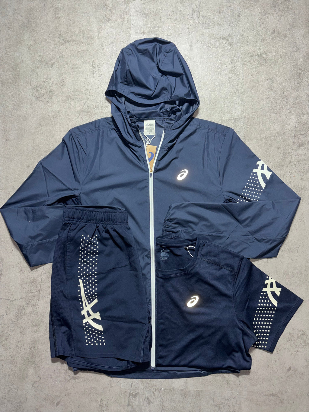 Asics Icon SS Navy Set