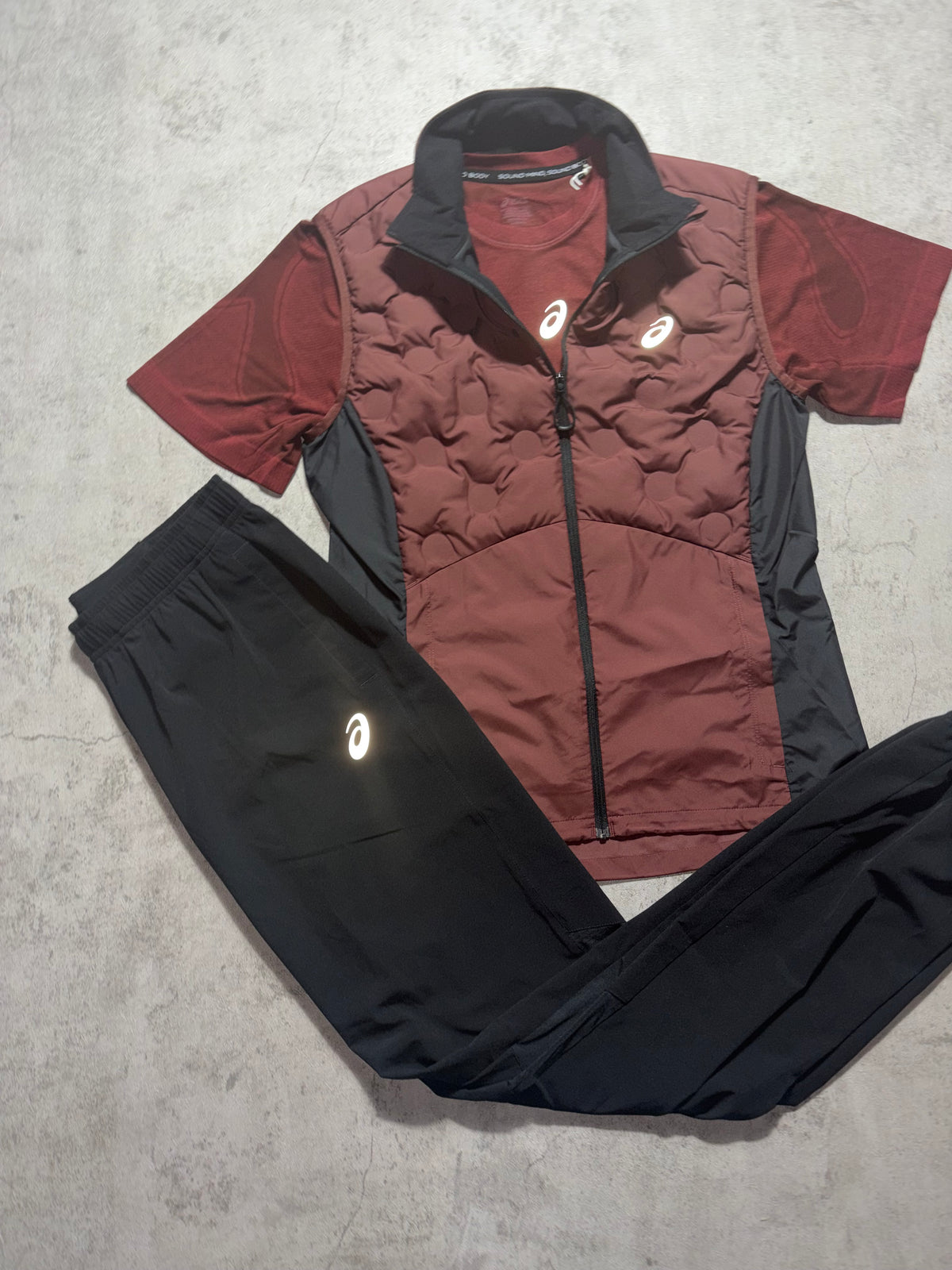 Asics Seamless 3 Piece Gilet Set