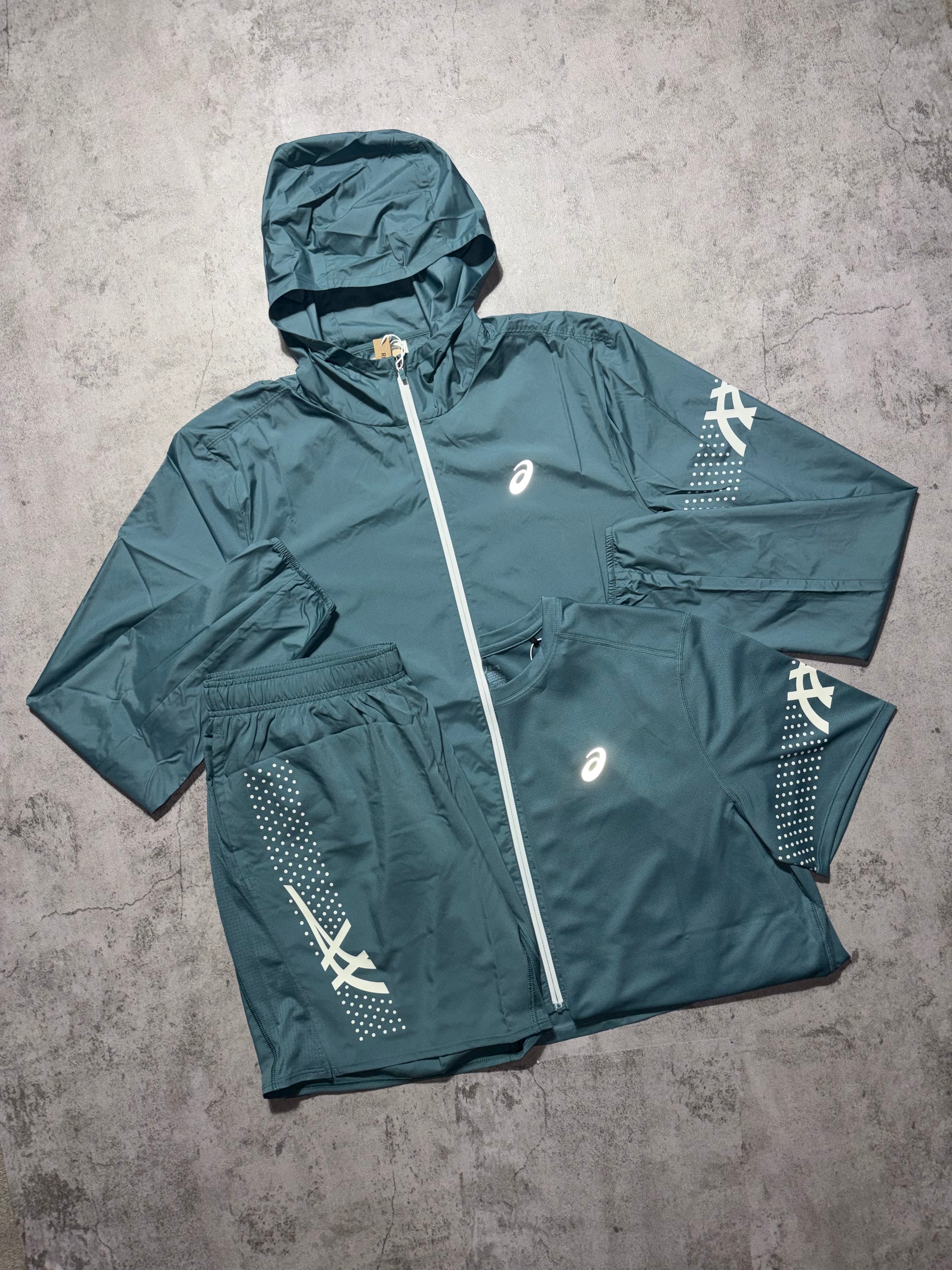 Asics Icon 3 Piece Set Teal