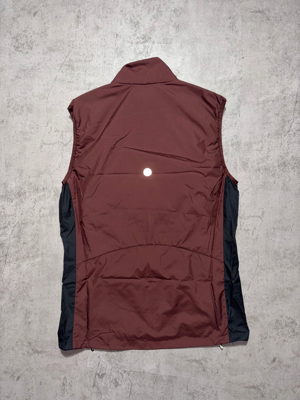 Asics Burgundy Road Padded Gilet