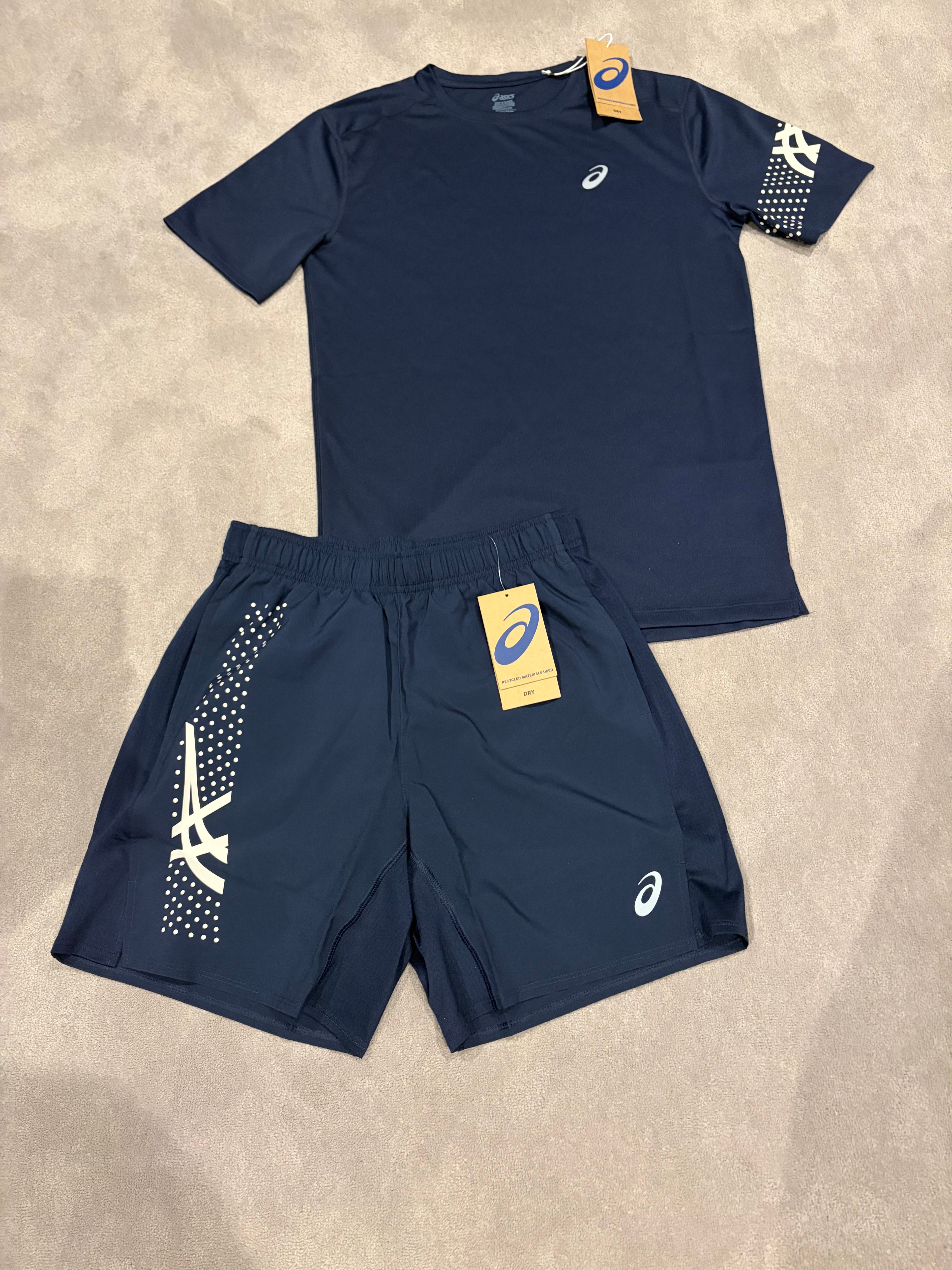 Asics Icon SS Set Navy