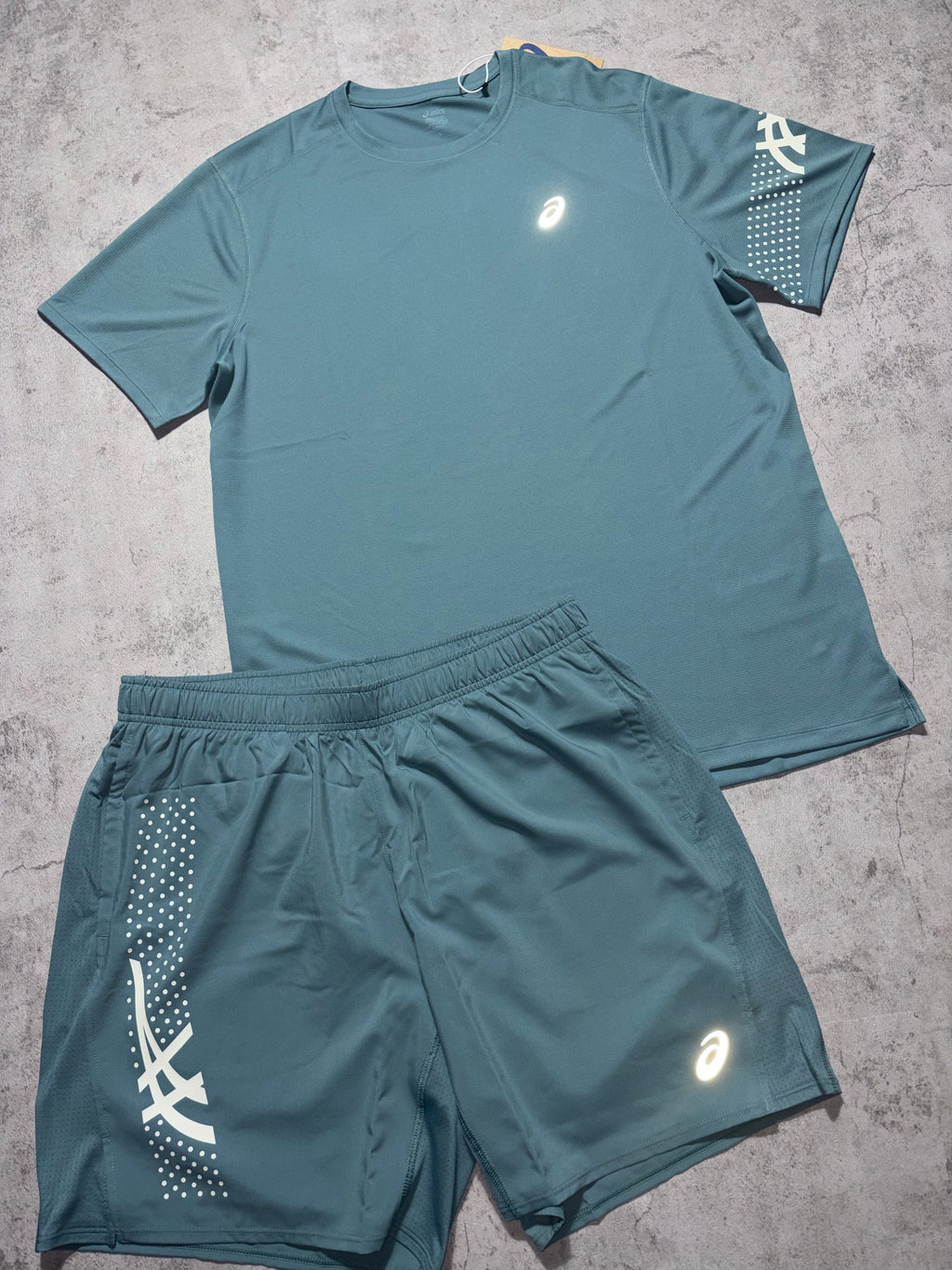 Asics Icon 2 Piece Set Teal