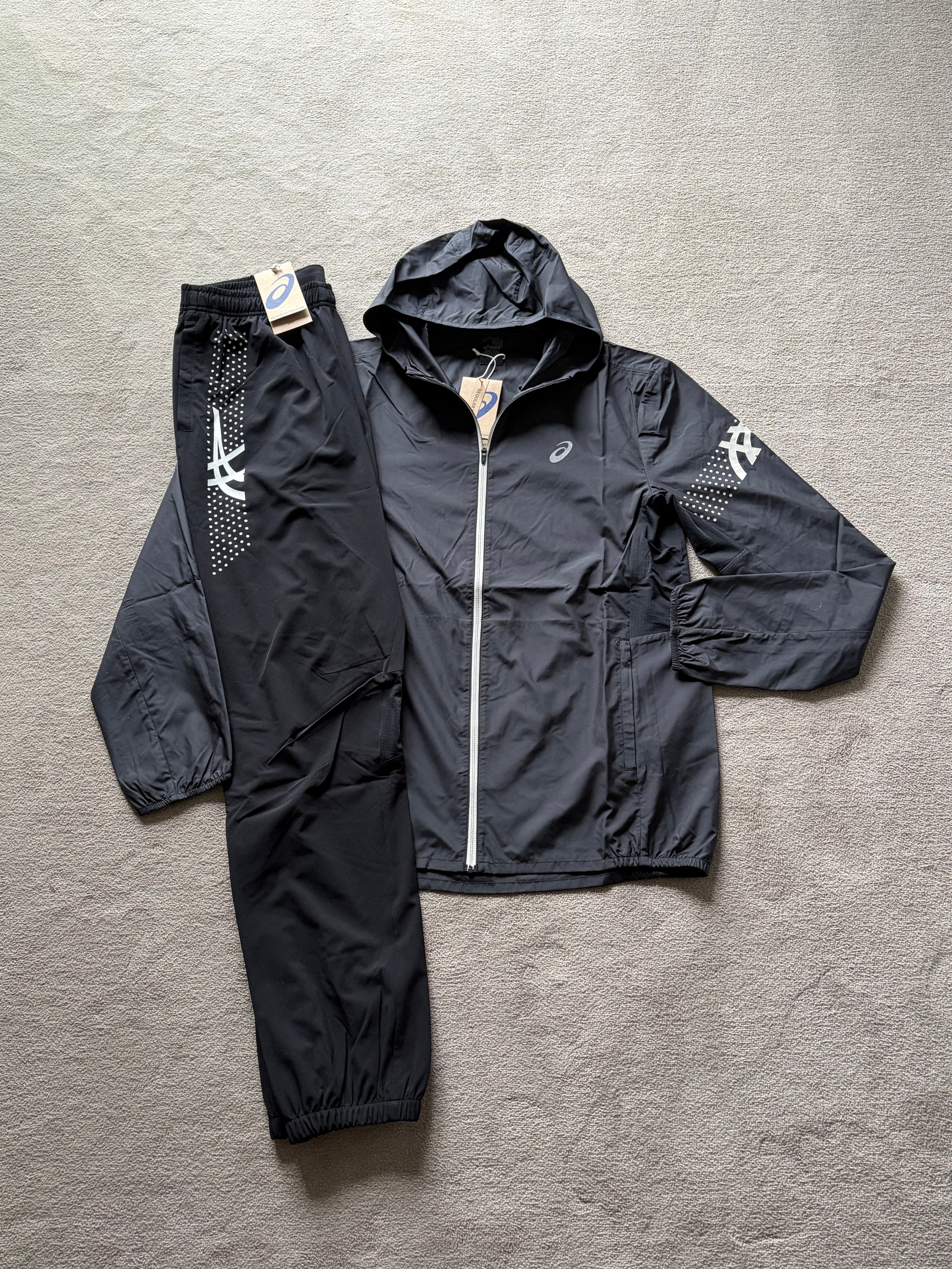 Asics Icon SS Tracksuit Black