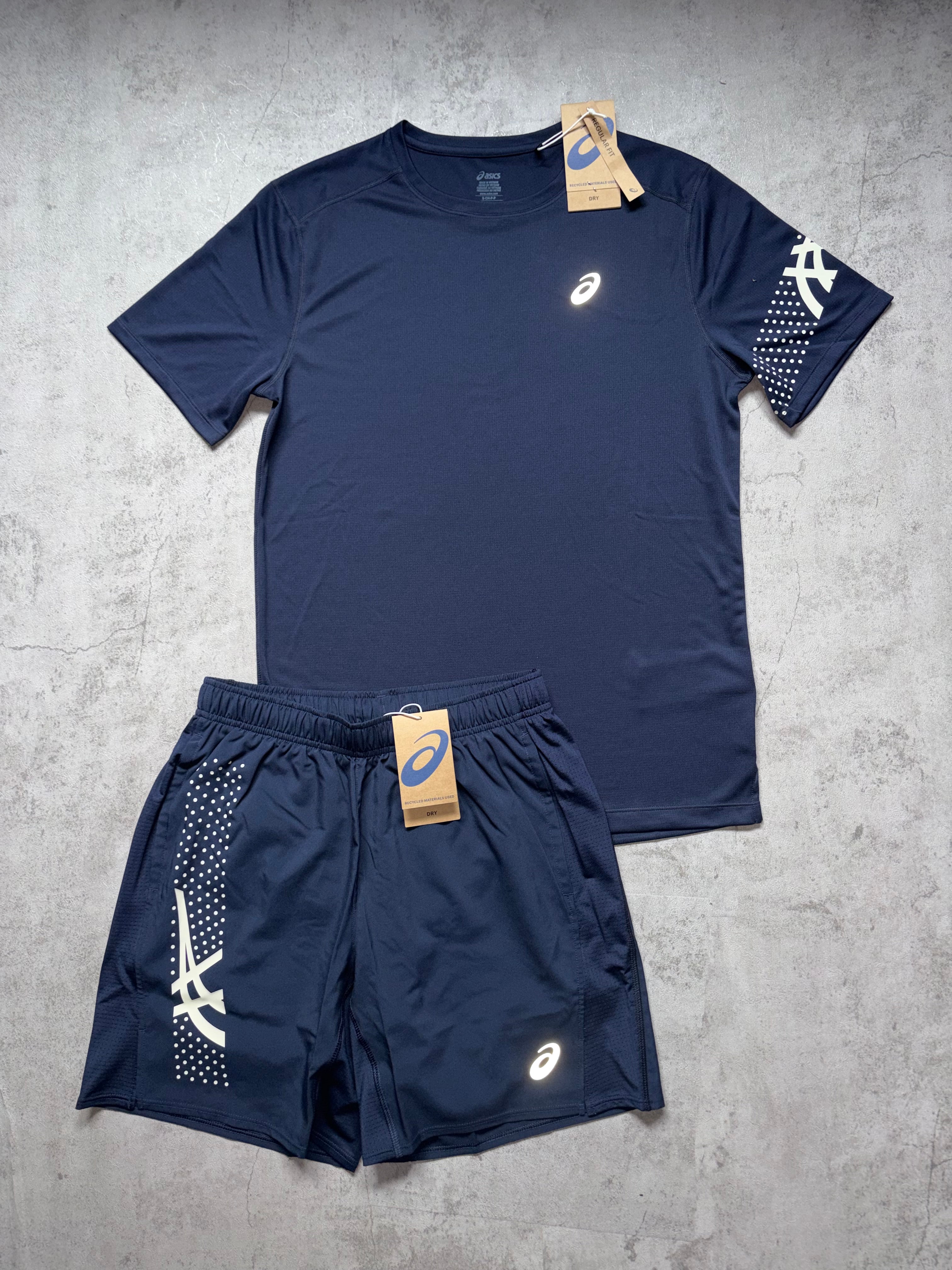 Asics Icon SS Navy Activewear Set