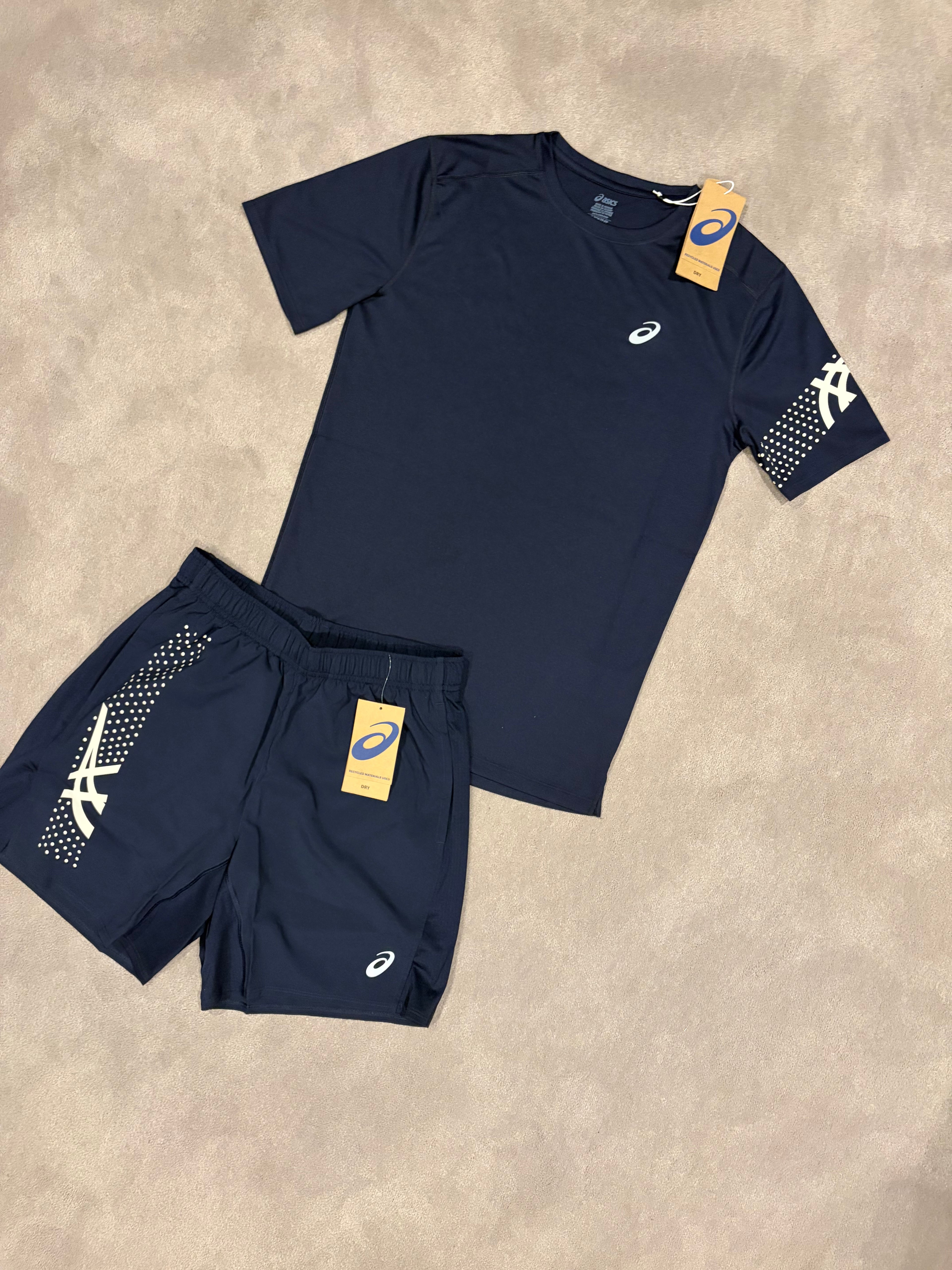 Asics Icon SS Set Navy