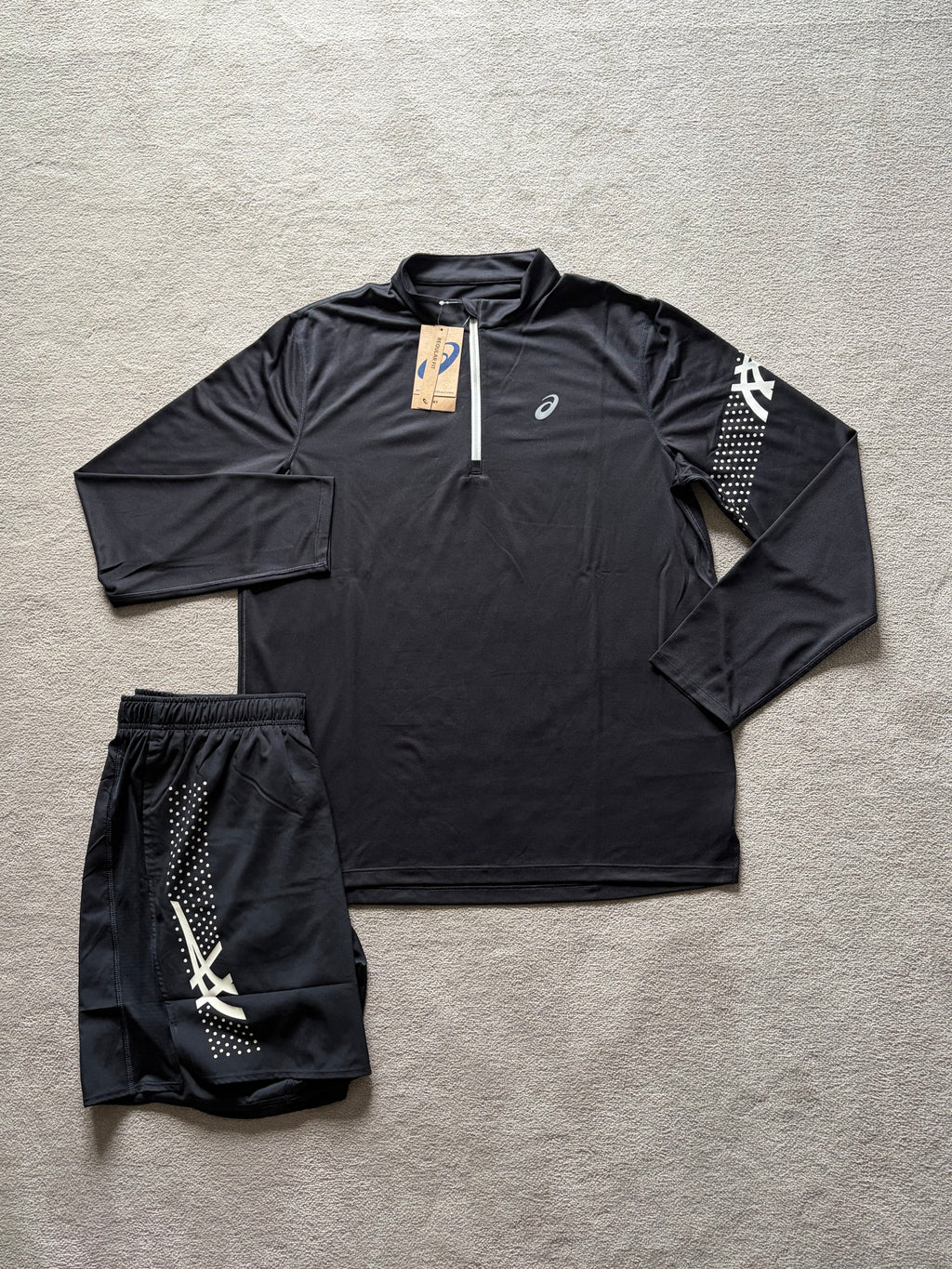 Asics Icon SS 3 Piece Quarter Zip Set