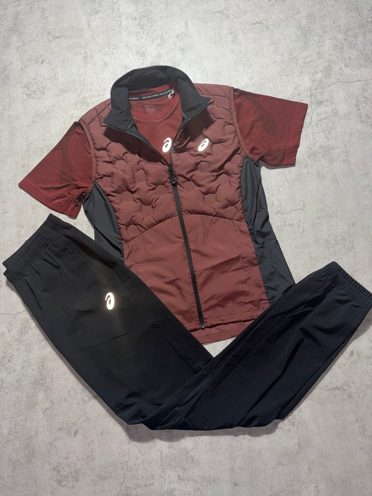 Asics Seamless 3 Piece Gilet Set