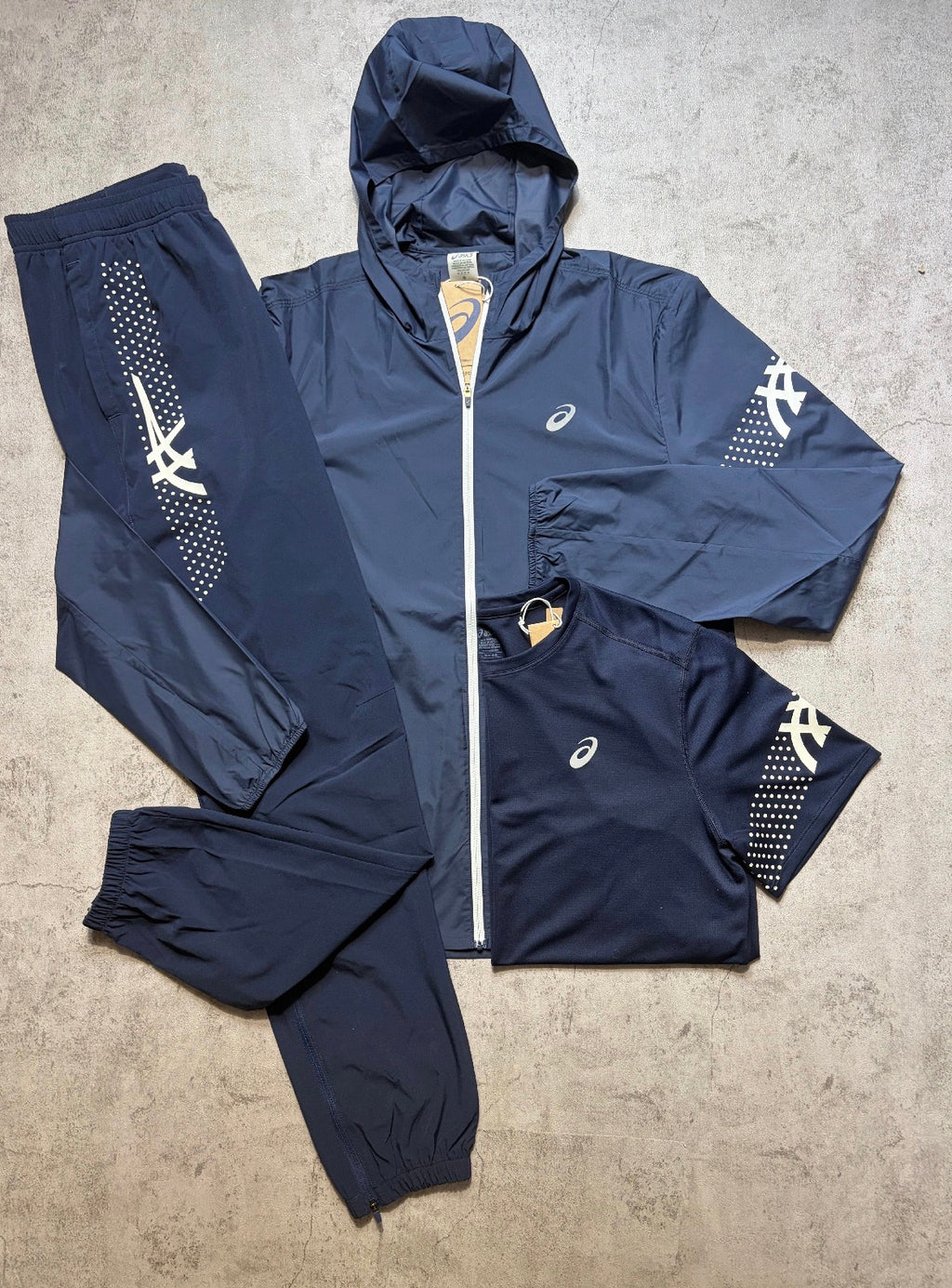 Asics Icon SS Navy Activewear 3 Piece Set