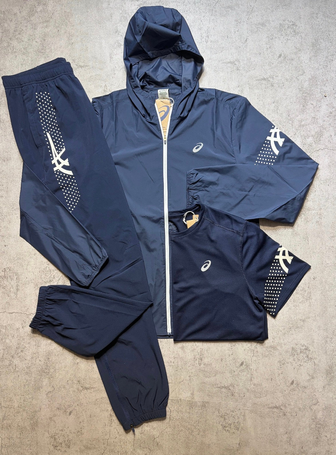Asics Icon SS Navy Activewear 3 Piece Set