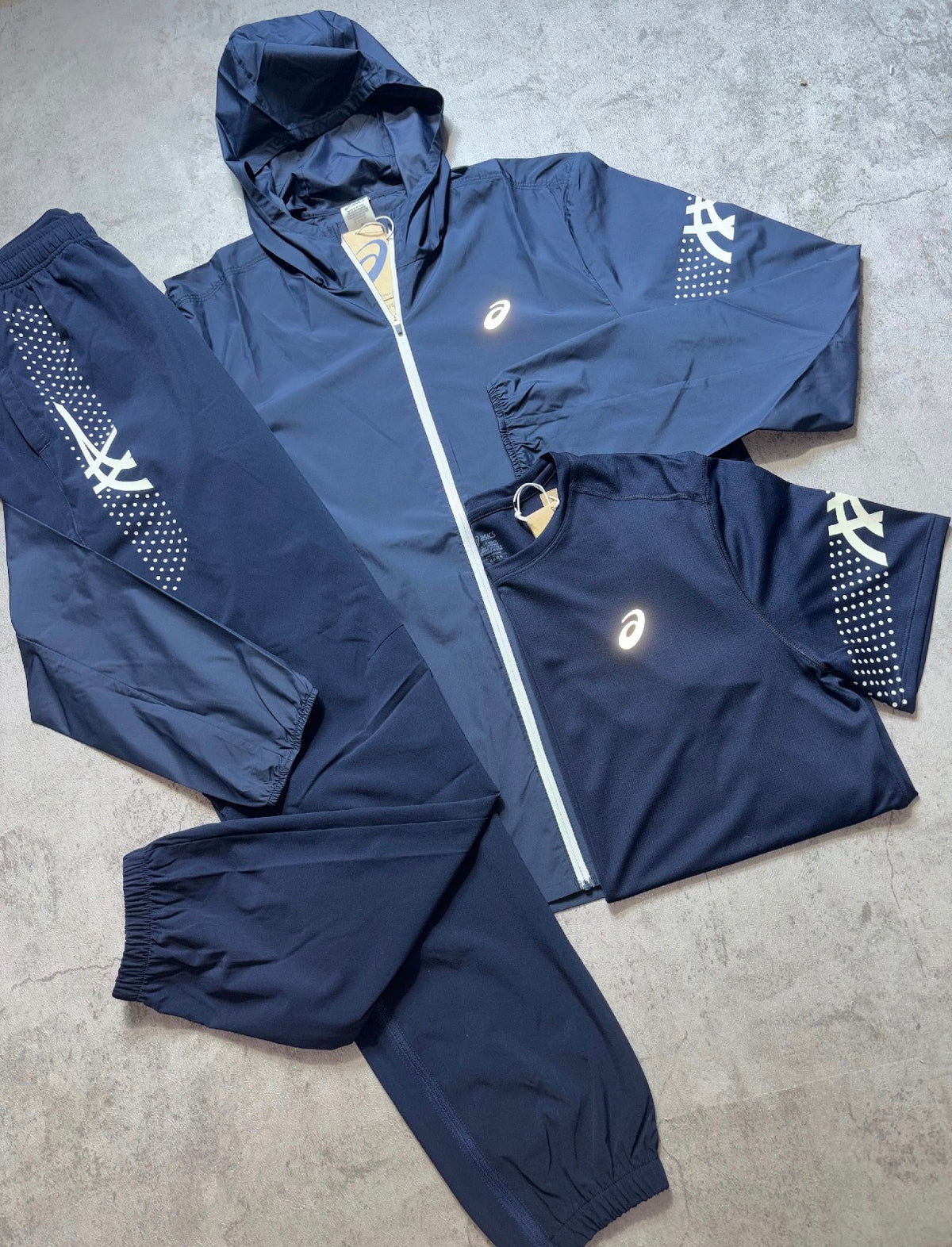 Asics Icon SS Navy Activewear 3 Piece Set