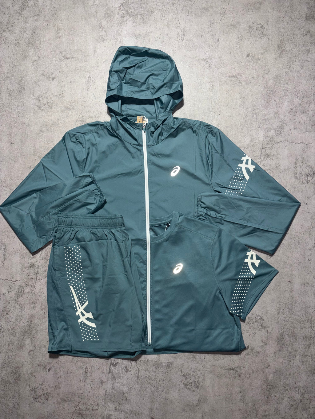 Asics Icon 3 Piece Set Teal