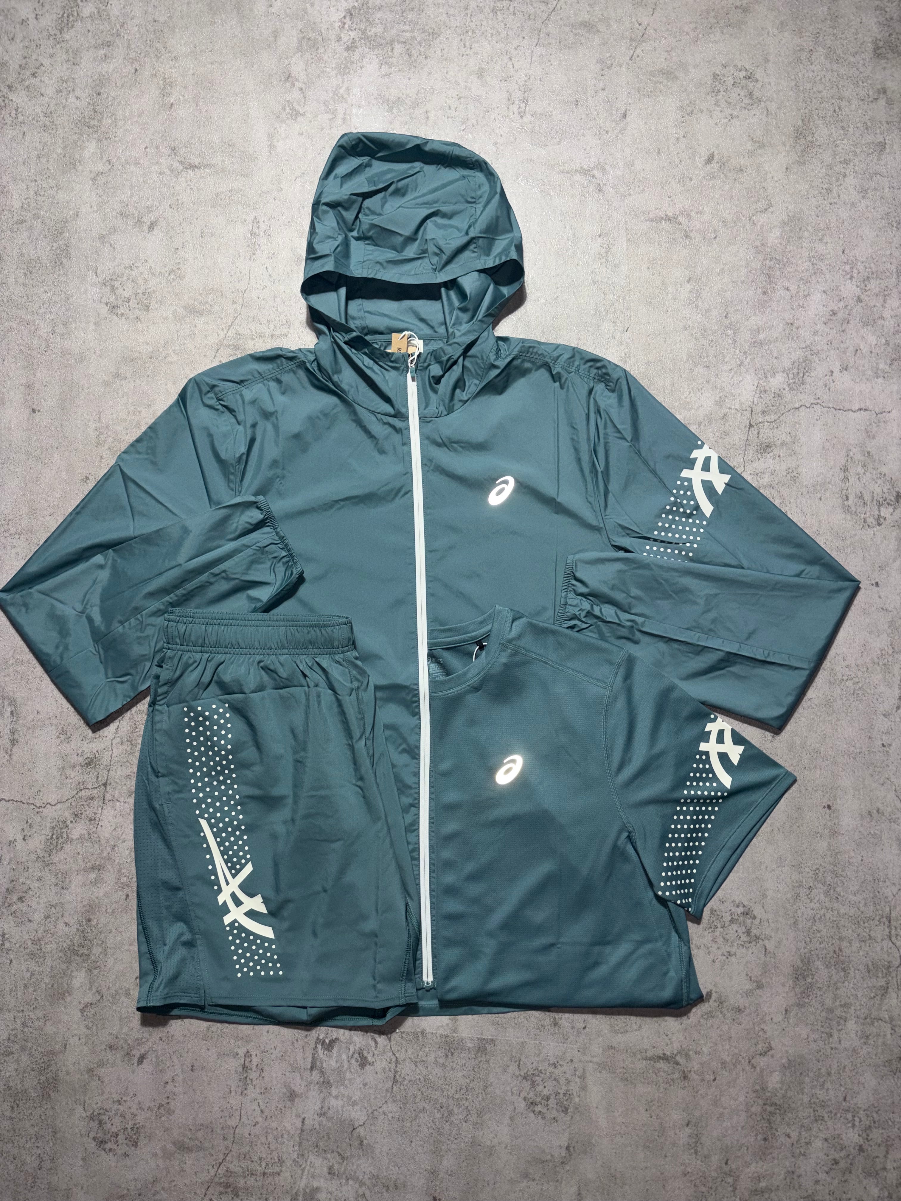 Asics Icon 3 Piece Set Teal
