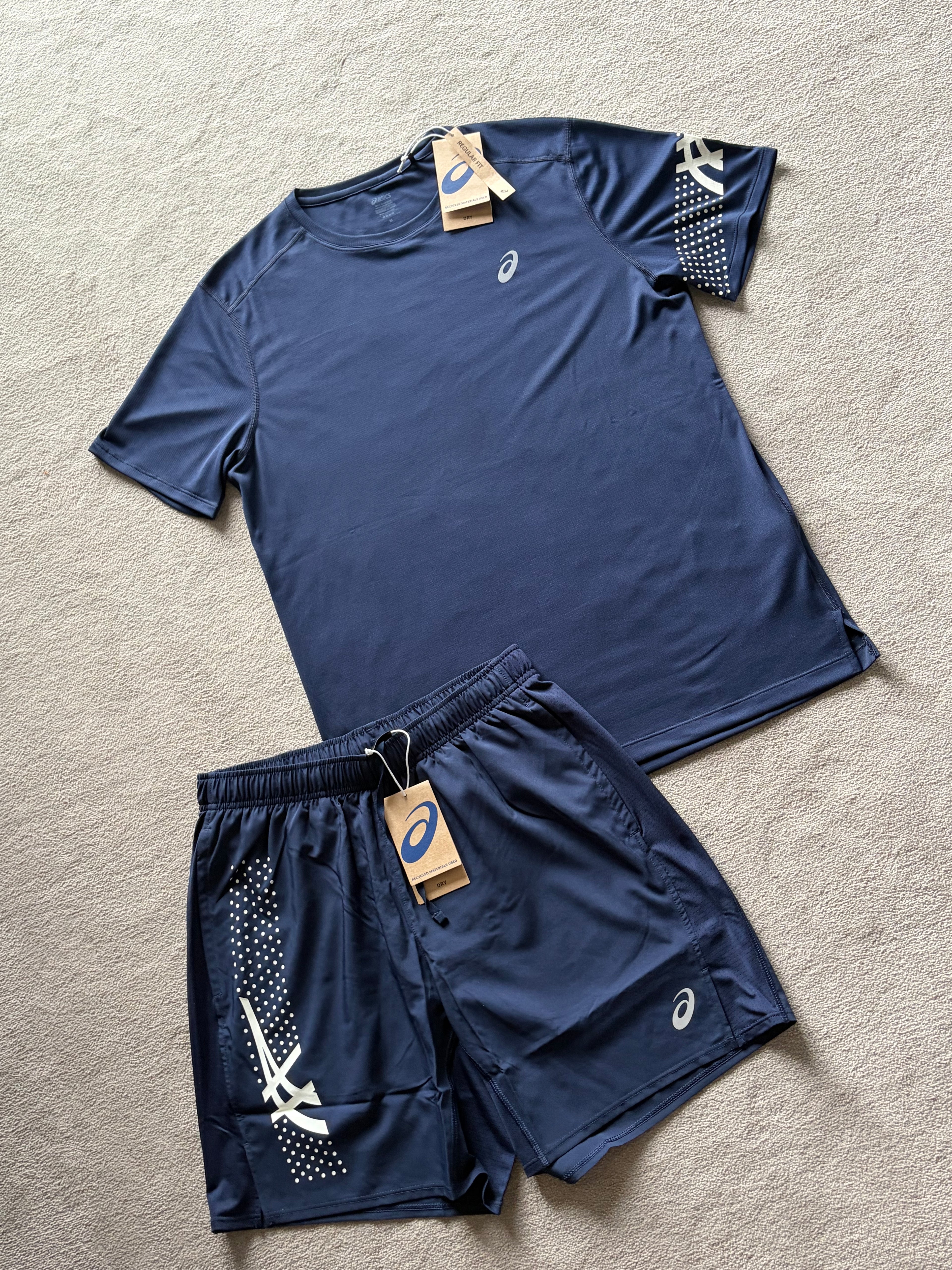 Asics Icon SS Set Navy